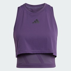 Camiseta Regata de Treino Feminina adidas 2 em 1 Cool Intensity - Foto 2