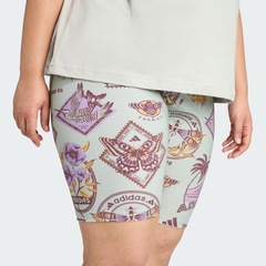 Short Plus Size Feminino adidas Ciclista FARM - Foto 6