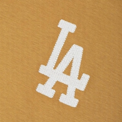 Camiseta Masculina New Era Regular Los Angeles Dodgers MLB Kaki - Foto 3