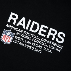 Camiseta Masculina New Era Manga Longa NFL Las Vegas Raiders Style - Foto 3