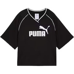 Blusa Cropped Feminina Puma Essentials Relaxed Football Jersey - Foto 4