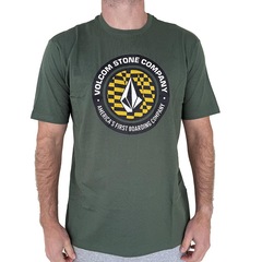 Camiseta Volcom Stoney Circle WT25 Masculina - Foto 1