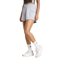 Short de moletinho Feminino adidas Essentials Cargo - Foto 1