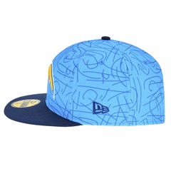Boné Masculino New Era 59FiftY Fitted Los Angeles Chargers NFL Game 2025 - Foto 6