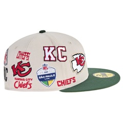 Boné Masculino New Era 59FIFTY Fitted Chargers X Chiefs NFL Game 2025 - Foto 4