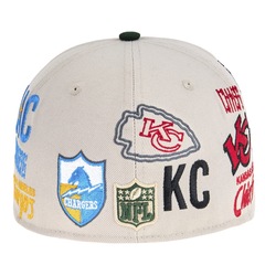 Boné Masculino New Era 59FIFTY Fitted Chargers X Chiefs NFL Game 2025 - Foto 5