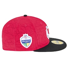 Boné Masculino New Era 59FIFTY Fitted Kansas City Chiefs NFL Game 2025 - Foto 3