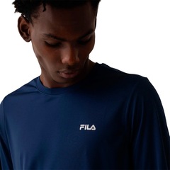 Camiseta Fila Basic Sports Manga Longa Masculina - Foto 4