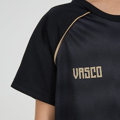 Camiseta Vasco Da Gama Raglan Mosaico Braziline - Infantil - Foto 3