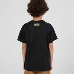 Camiseta Vasco Da Gama Raglan Mosaico Braziline - Infantil - Foto 6