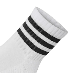 Meia adidas 3S C SPW Mid 35 Ao 37 - Pack Com 03 Pares - Foto 2