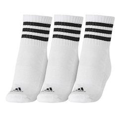 Meia adidas 3S C SPW Mid 35 Ao 37 - Pack Com 03 Pares - Foto 3