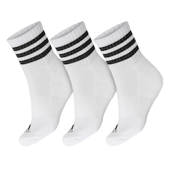 Meia adidas 3S C SPW Mid 38 Ao 40 - Pack Com 03 Pares - Foto 1