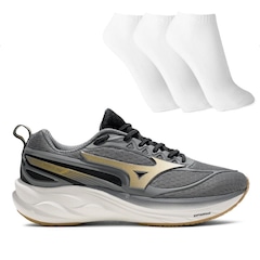 Tênis Mizuno Space 5 Masculino + 3 Pares de Meias - Foto 1