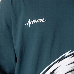 Camiseta Huge Oversized Masculina Approve x NFL II Eagles - Foto 4