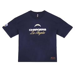 Camiseta Masculina New Era Los Angeles Chargers NFL Game Sao Paulo 2025 - Foto 1