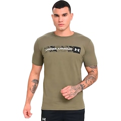 Camiseta Under Armour Camo Chest Stripe Masculina - Foto 3