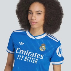 Camisa Cropped adidas Real Madrid Third 2026 Feminina - Foto 7
