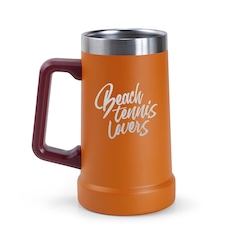 Caneca Térmica Aço Inox 709Ml Beach Tennis Lovers Alma Genius - Foto 1
