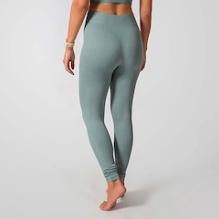 Conjunto Fitness Calça E Cropped Canelado Alma Genius Feminino - Foto 6