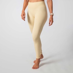 Conjunto Fitness Calça E Cropped Canelado Alma Genius Femino - Foto 5