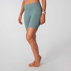 Conjunto Fitness Short E Top Alça Canelado Alma Genius Feminino - Foto 5