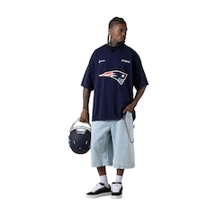 Camiseta Huge Oversized Masculina Approve x NFL II Patriots - Foto 3
