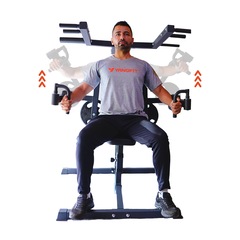 Máquina Articulada Ombro Yangfit Elevação e Desenvolvimento - Foto 10