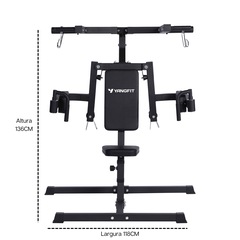 Máquina Articulada Ombro Yangfit Elevação e Desenvolvimento - Foto 3