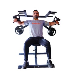 Máquina Articulada Ombro Yangfit Elevação e Desenvolvimento - Foto 4