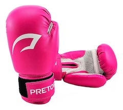 Kit Saco De Pancada + Luva Boxe Muay Thai 6OZ Infantil - Pretorian - Foto 3