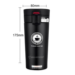 Cupo Térmico Com Tampa Gold Sports Thermique Plus Aço Inoxidável 304 - 500ml - Foto 2