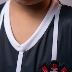 Camiseta Corinthians Revedor Listrada 2019 Infantil - Foto 3