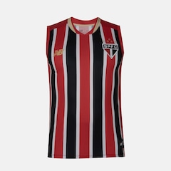 Camiseta Regata São Paulo II New Balance 25/26 Torcedor Listrada Masculino - Foto 1