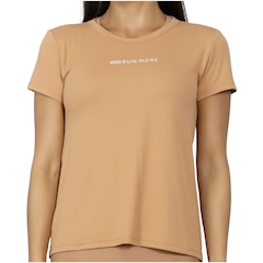 Camiseta T-Shirt Run More Decote Feminino - Foto 1