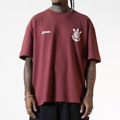 Camisa Corinthians Approve Trillab NFL Oversized Grená - Masculino - Foto 2