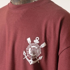 Camisa Corinthians Approve Trillab NFL Oversized Grená - Masculino - Foto 4