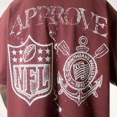 Camisa Corinthians Approve Trillab NFL Oversized Grená - Masculino - Foto 5