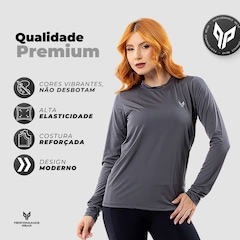 Camiseta Feminina Uv Manga Longa Térmica Performance Wear - Foto 3