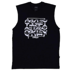 Camiseta Regata Oakley B1B Melted Metal SM26 Masculina - Foto 3