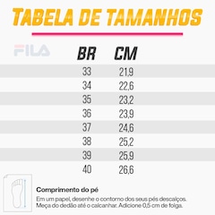 Tênis Fila Racer Speedzone Feminino + 3 Pares de Meias - Foto 4