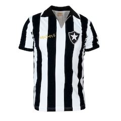 Camiseta Botafogo 1962 Nilton Santos Retrô Mania Listrada Masculina - Foto 1