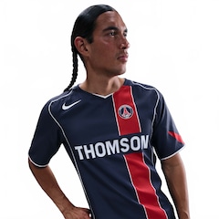 Camiseta Paris Saint-Germain Nike Reedição Total 90 Masculina - Foto 1