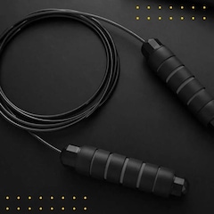 Corda de Pular Ajustável DK Fitness Academia Treino Funcional Resistente 2,8m - Foto 3