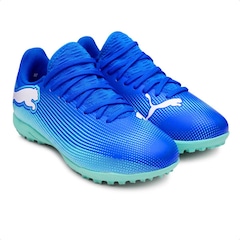 Chuteira Society Puma Future 7 Play TT V Infantil - Foto 3