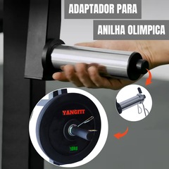 Máquina Scott Articulada Yangfit Regulável Bíceps e Tríceps - Foto 6