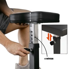 Máquina Scott Articulada Yangfit Regulável Bíceps e Tríceps - Foto 9