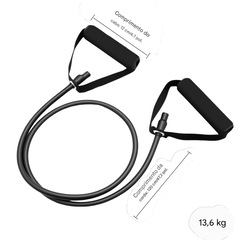 Extensor Elástico Gold Sports Force Pro Tensão 3,5 kga a 13,6 Kgs - Foto 2