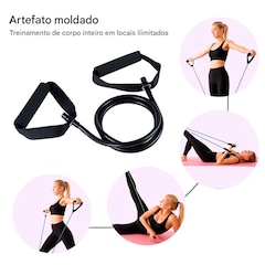 Extensor Elástico Gold Sports Force Pro Tensão 3,5 kga a 13,6 Kgs - Foto 7