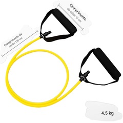 Extensor Elástico Gold Sports Force Pro Tensão 3,5 kga a 13,6 Kgs - Foto 2
